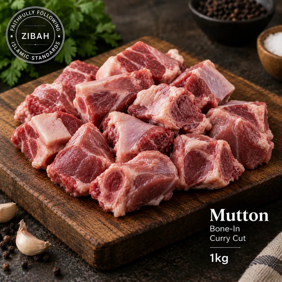 Mutton Bone-In - Curry Cut - 1kg