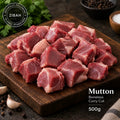 Mutton Boneless - Curry Cut - 500g