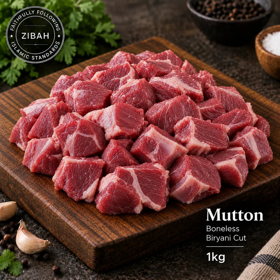 Mutton Boneless - Biryani Cut - 1kg